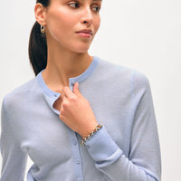 Superfine Cashmere Button Cardigan