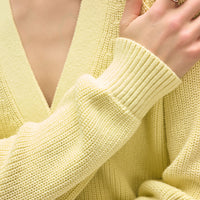 Linen Blend Ribbed Cardigan