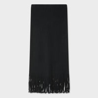 Ribbed Fringe Skirt