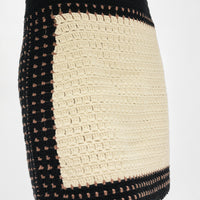 Hand-Crochet Cotton Mini Skirt