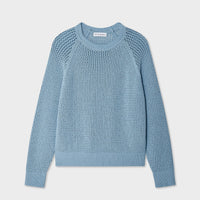 Fine Cotton Bouclé Mesh Sweatshirt