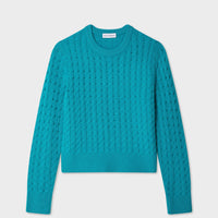 Cashmere Cable Crewneck
