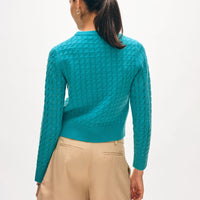 Cashmere Cable Crewneck