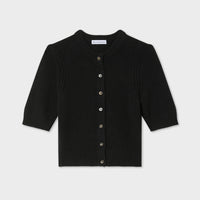 Cashmere Short Sleeve Cardigan