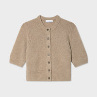 Cashmere Short Sleeve Cardigan