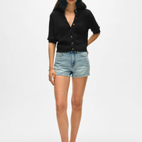 Cashmere Short Sleeve Cardigan
