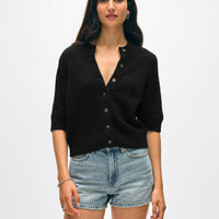 Cashmere Short Sleeve Cardigan