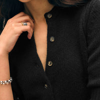 Cashmere Short Sleeve Cardigan