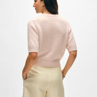 Cashmere Short Sleeve Cardigan