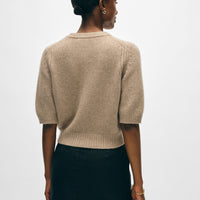 Cashmere Short Sleeve Cardigan
