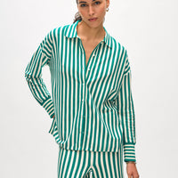 Superfine Organic Cotton Striped Shirt