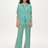 Superfine Organic Cotton Striped Pant