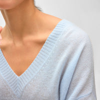 Cashmere Featherweight V Neck