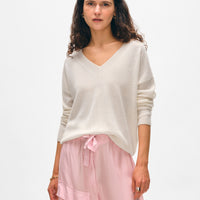 Cashmere Featherweight V Neck