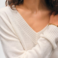 Cashmere Featherweight V Neck