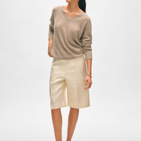 Cashmere Featherweight V Neck