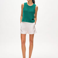 Hand Crochet Lofty Cotton Tank