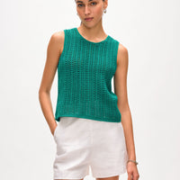 Hand Crochet Lofty Cotton Tank