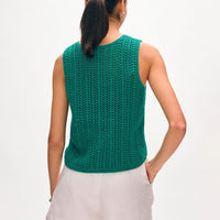 Hand Crochet Lofty Cotton Tank