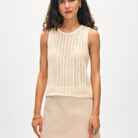 Hand Crochet Lofty Cotton Tank