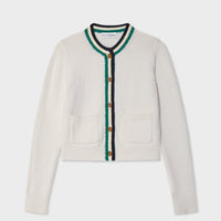 Lofty Cotton Crochet Trim Cardigan