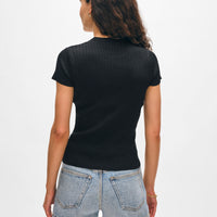 Paperfine Pointelle T-shirt