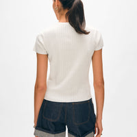 Paperfine Pointelle T-shirt