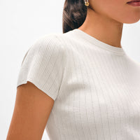 Paperfine Pointelle T-shirt