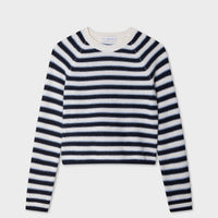 Cashmere Striped Sweatshirt