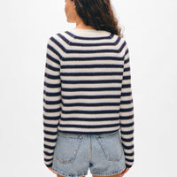 Cashmere Striped Sweatshirt
