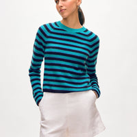 Cashmere Striped Sweatshirt