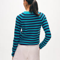 Cashmere Striped Sweatshirt