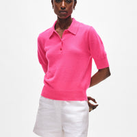 Cashmere Polo Top