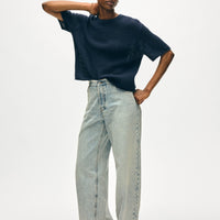 Cashmere Waffle Mesh Tee