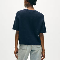 Cashmere Waffle Mesh Tee