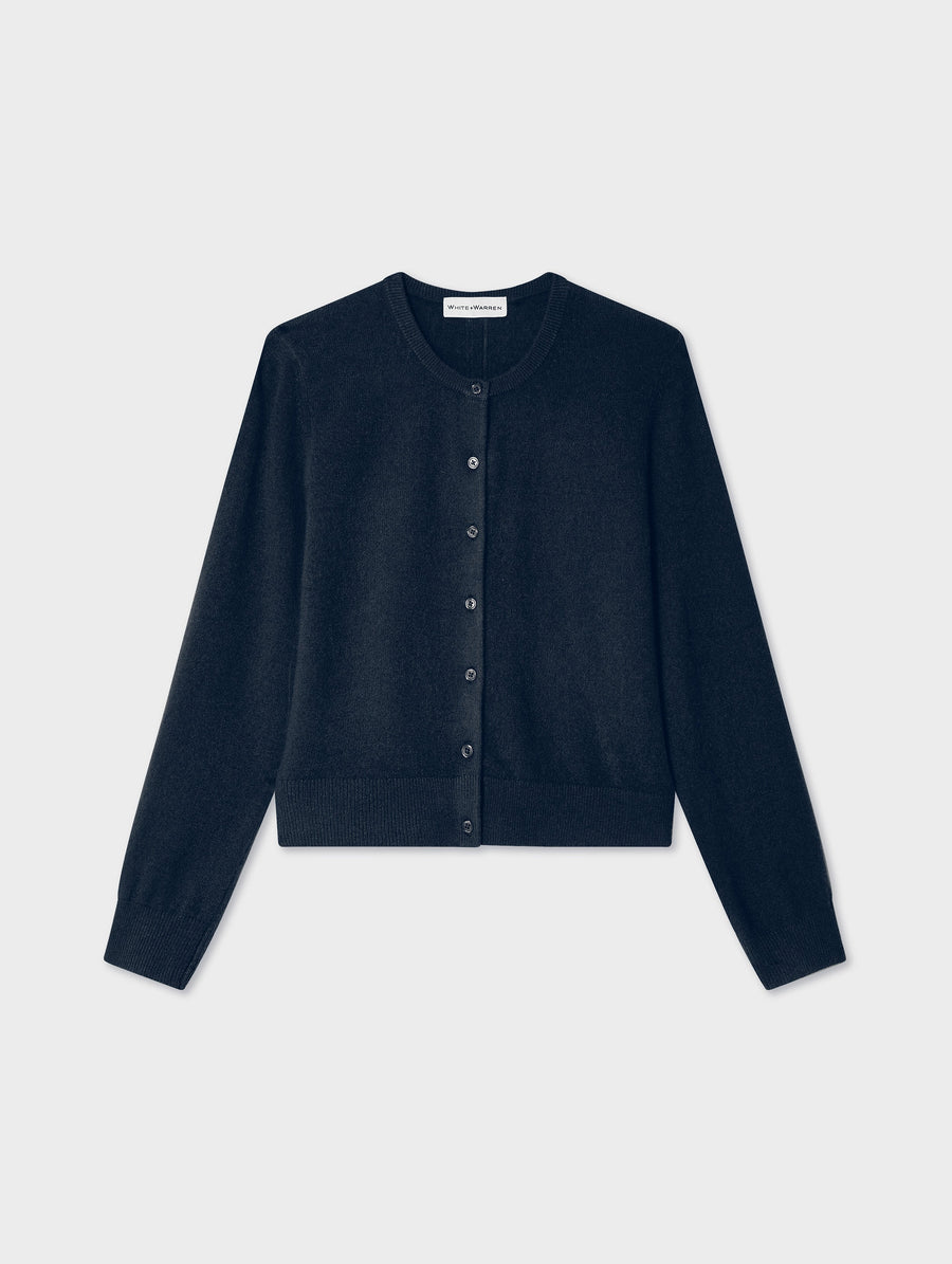 Cashmere Crewneck Cardigan