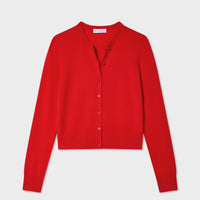 Cashmere Crewneck Cardigan