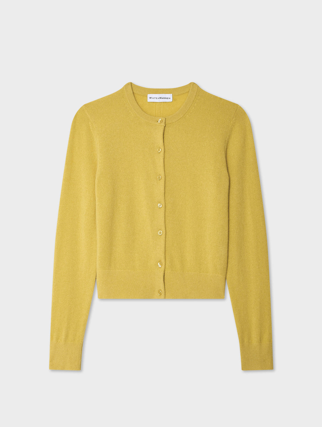 Cashmere Crewneck Cardigan