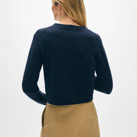 Cashmere Button Cardigan