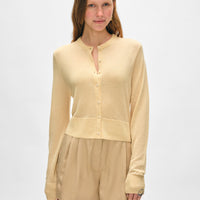 Superfine Cashmere Button Cardigan