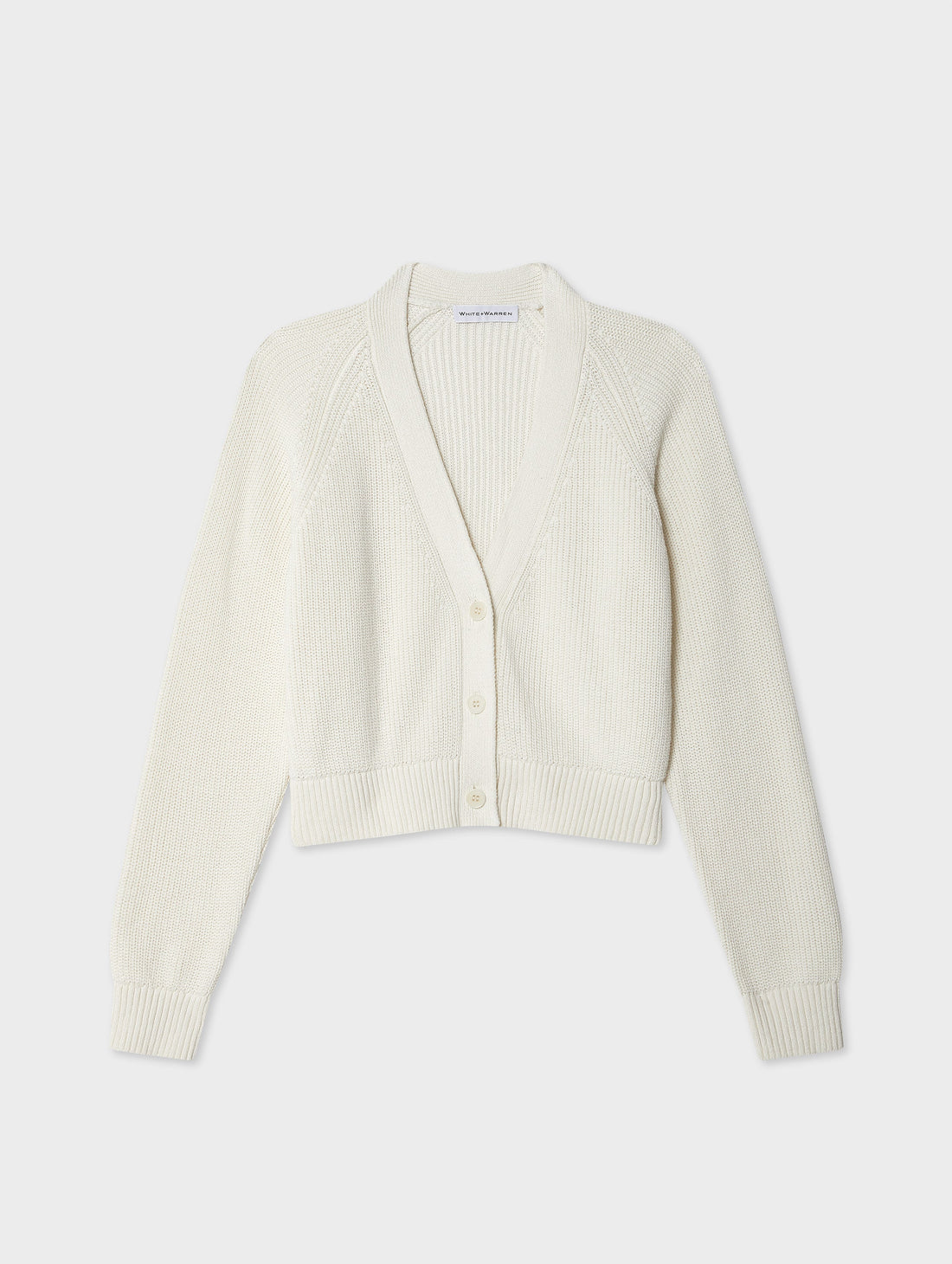 Linen Blend Ribbed Cardigan