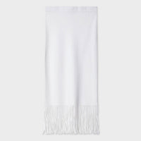 Ribbed Fringe Skirt